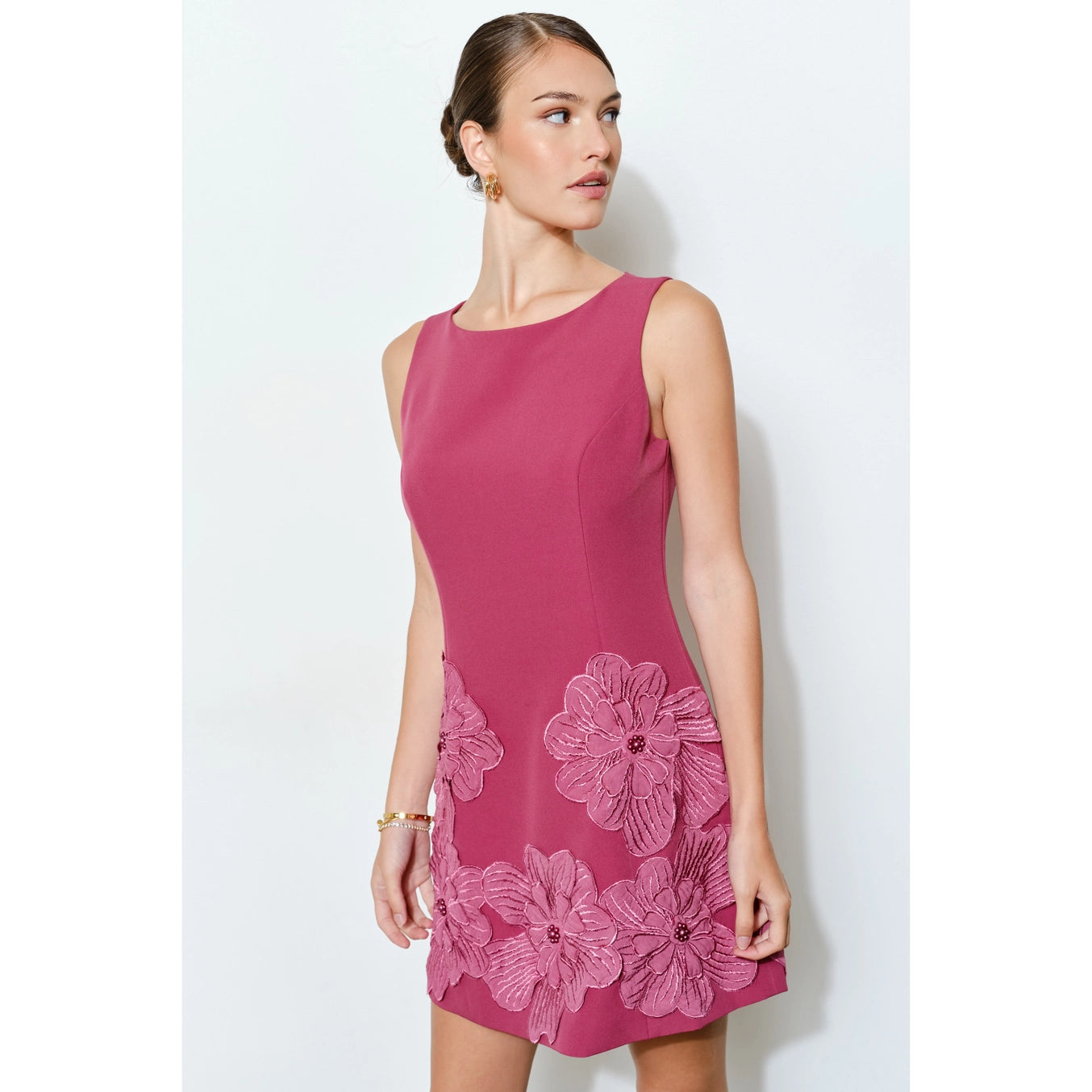 Pink Blossom Mini Dress