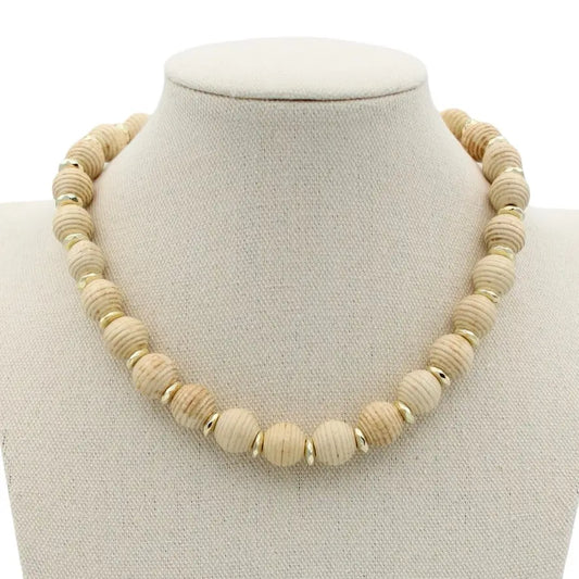 Natural Bead Necklace
