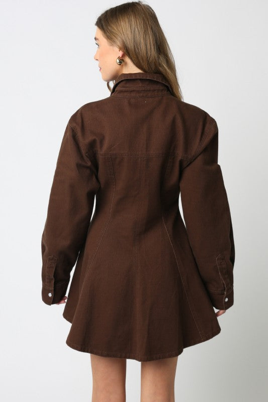 Lea Button Dress