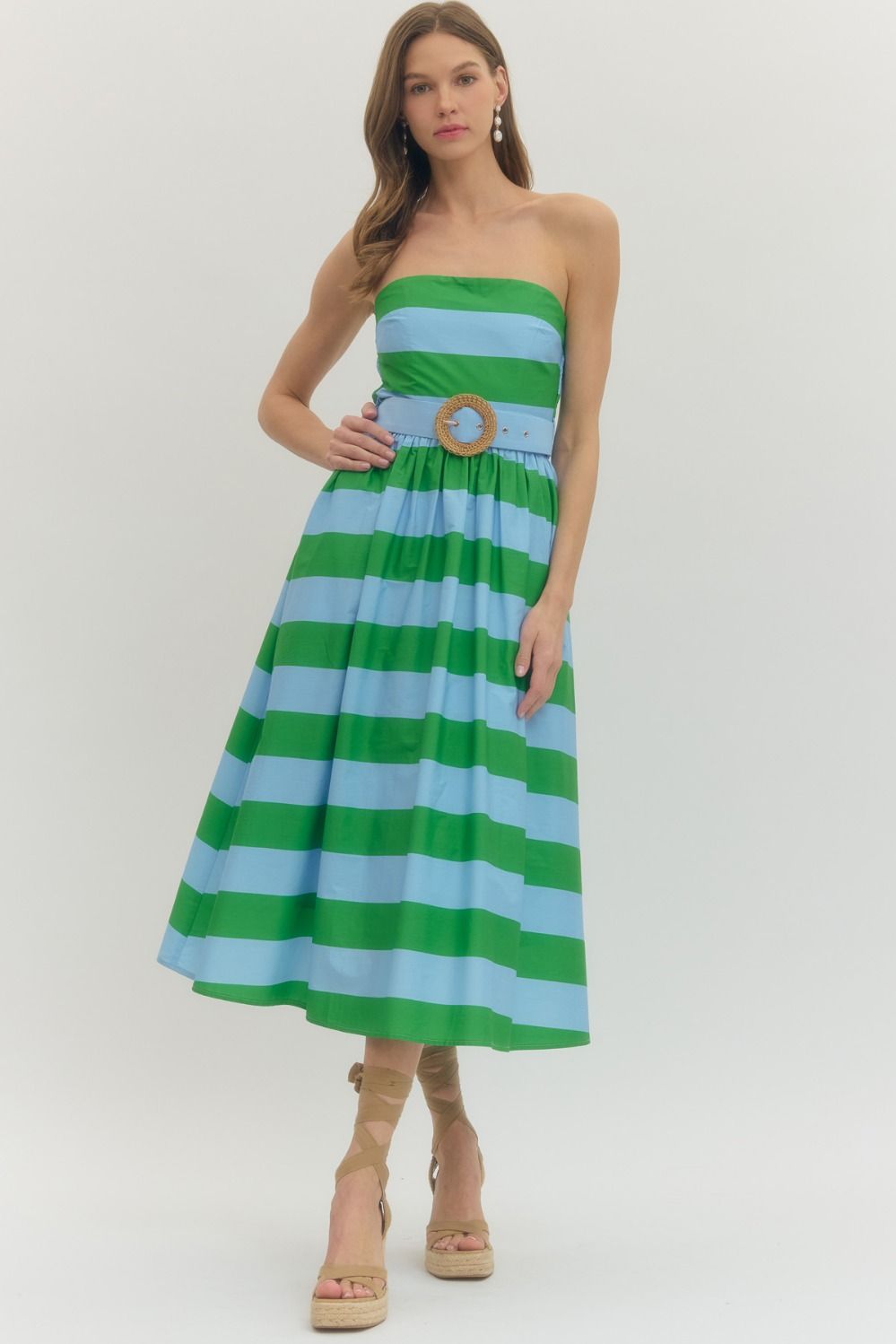 Seaside Stripe Midi