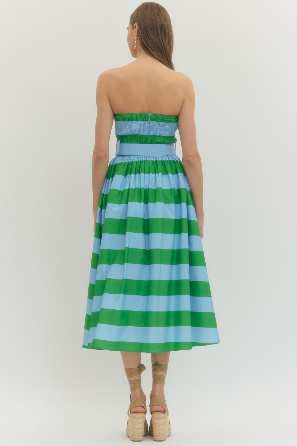 Seaside Stripe Midi