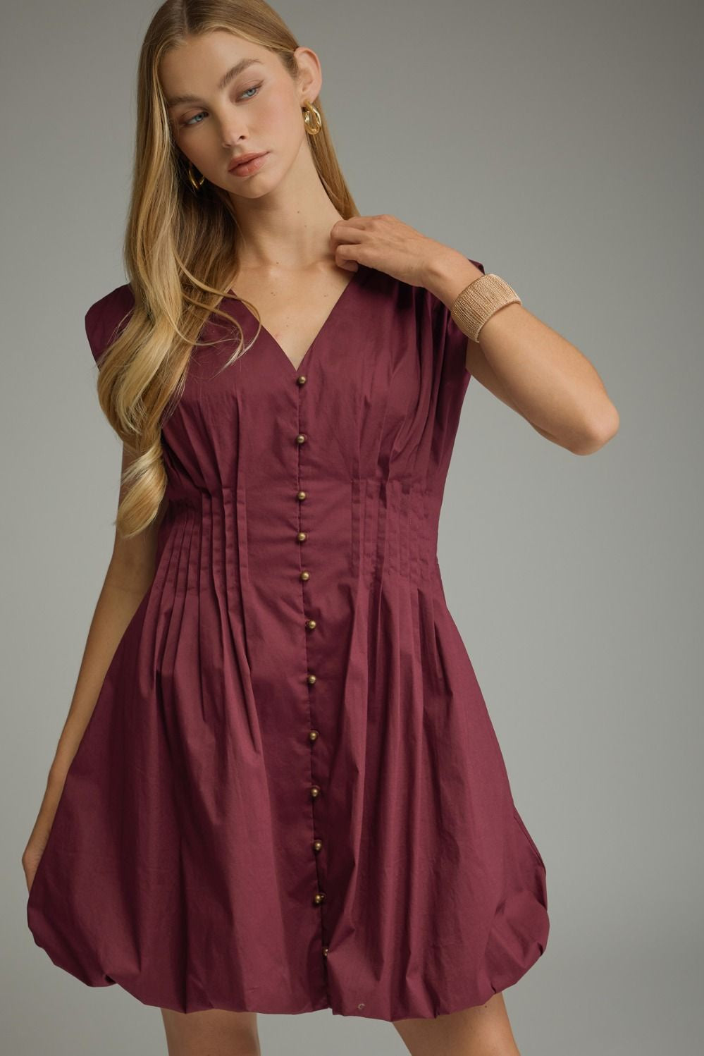 Briar Dress- Merlot