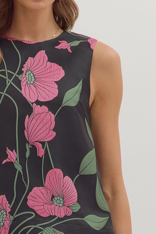 Fuschia Vine Top