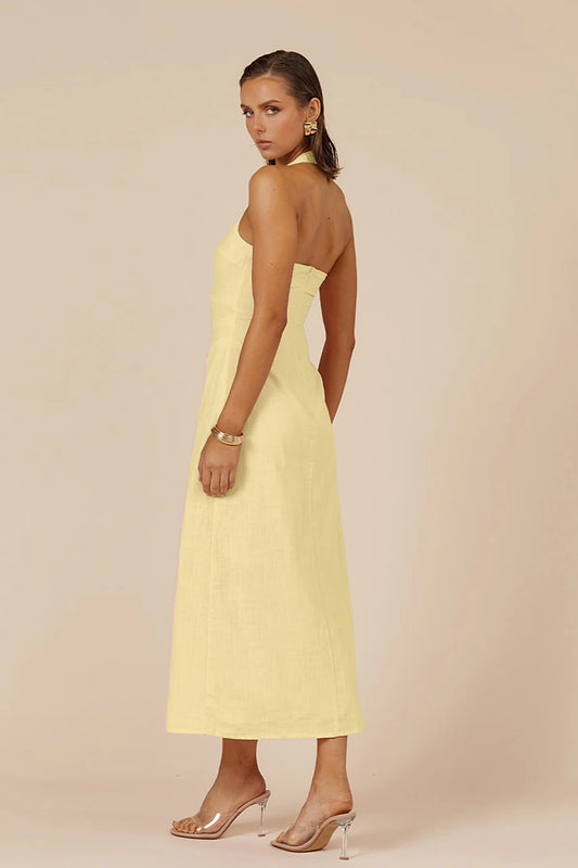 Eliza Dress Lemon